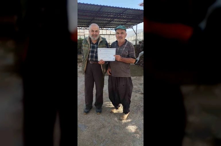 Gazipaşa’da entegre ve kontrollü üretime sertifika