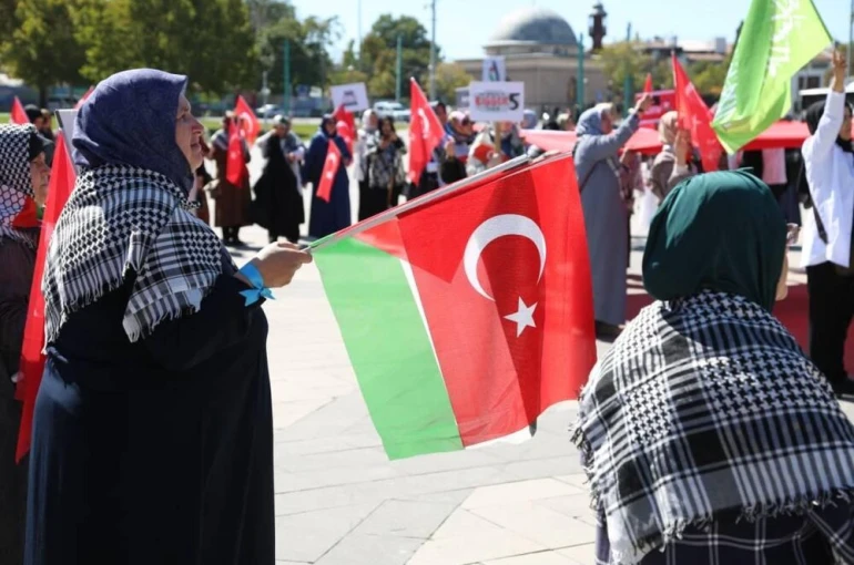 Gazze İçin Sessiz Çığlık Konya’da Yükseldi