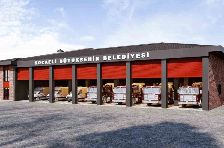 Gebze Yeni İtfaiye Hizmet Binası’nın inşası sürüyor