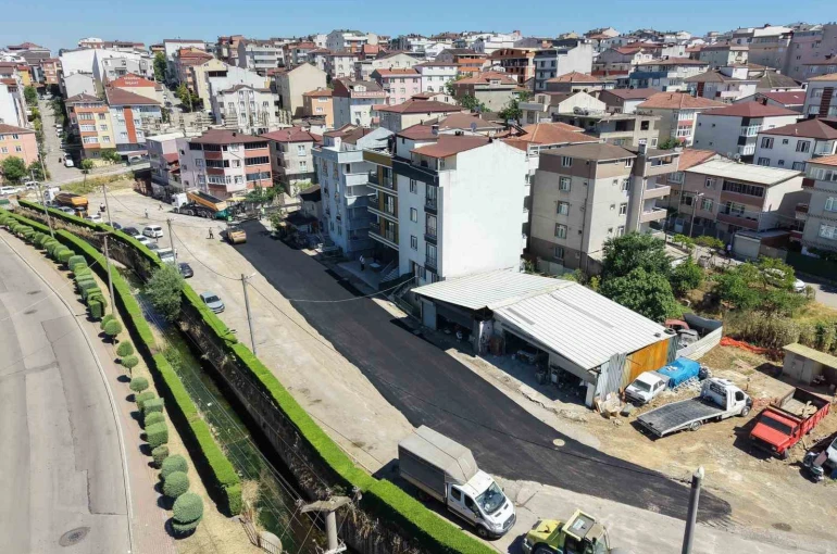 Gebze’de 3 mahalleye toplam 850 metre yeni imar yolu yapıldı