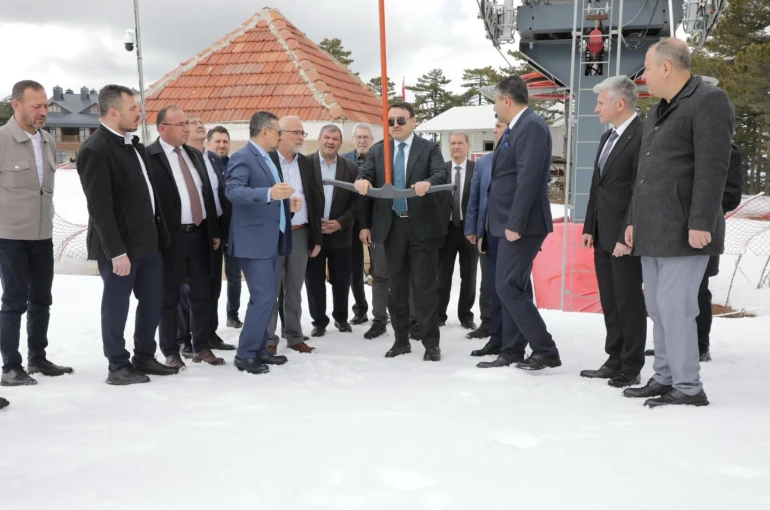 Gediz Murat Dağı Kayak Merkezi’nde inceleme