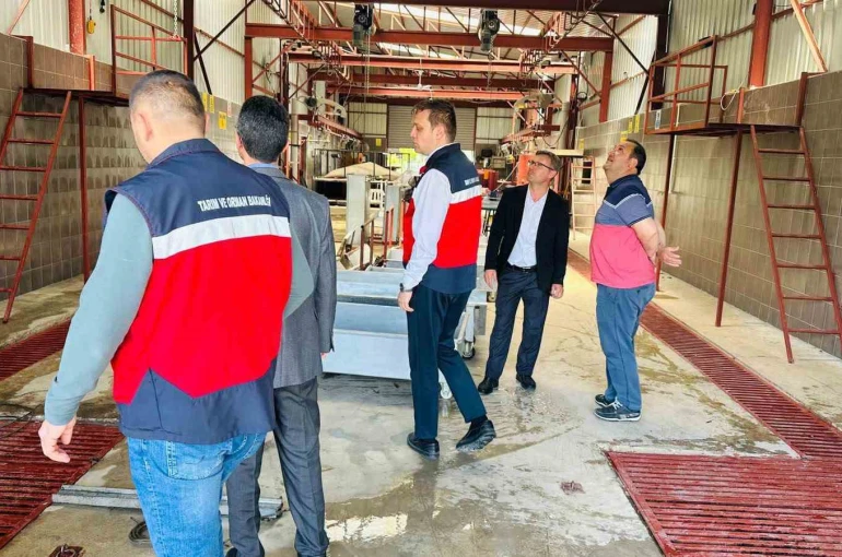 Gediz’de geçici kurban kesim yerlerinde denetim