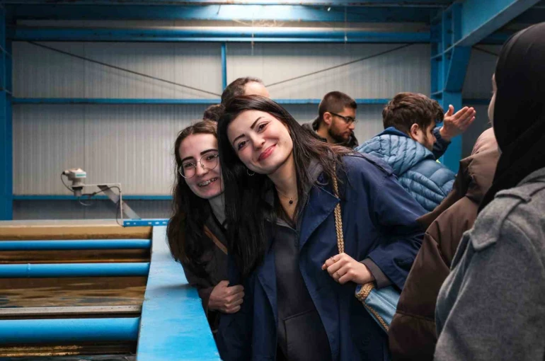 Geleceğin doktorlarına su ve atık su yönetimi yerinde anlatıldı