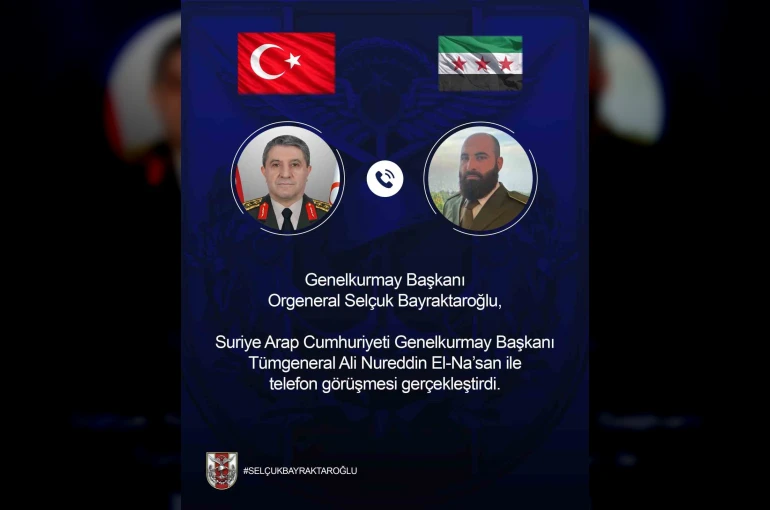 Genelkurmay Başkanı Bayraktaroğlu, Suriyeli mevkidaşı El-Nas ile görüştü