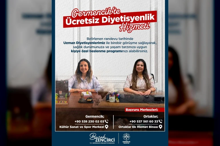 Germencik Belediyesi vatandaşlara ücretsiz diyet hizmeti sunuyor