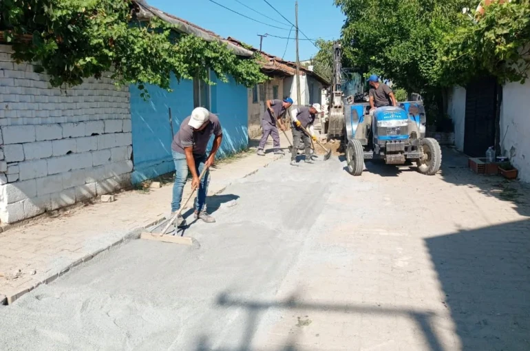 Germencik Belediyesi’nden dört mahallede eş zamanlı çalışma