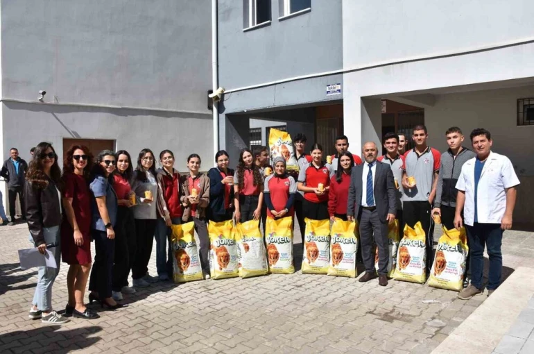 Germencik’te lise öğrencilerinden anlamlı bağış