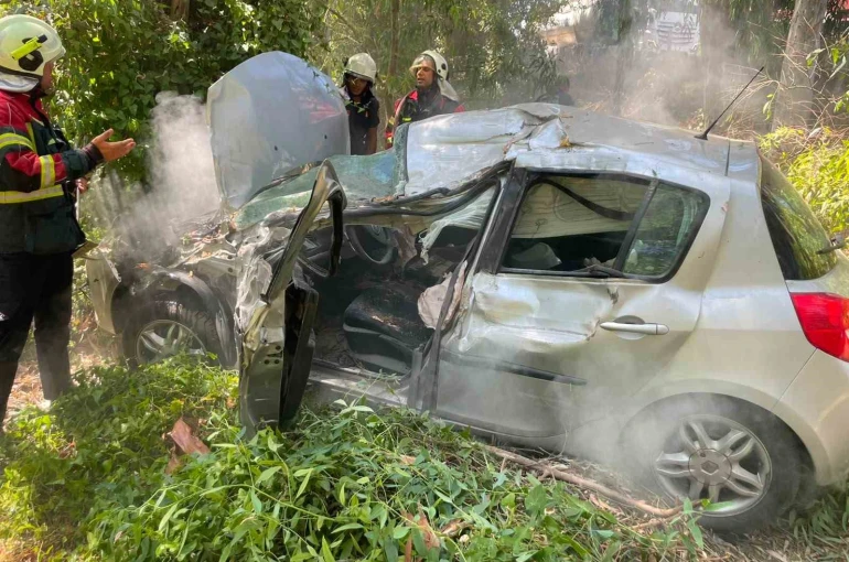 Germencik’te trafik kazası: 1 ölü, 1 yaralı