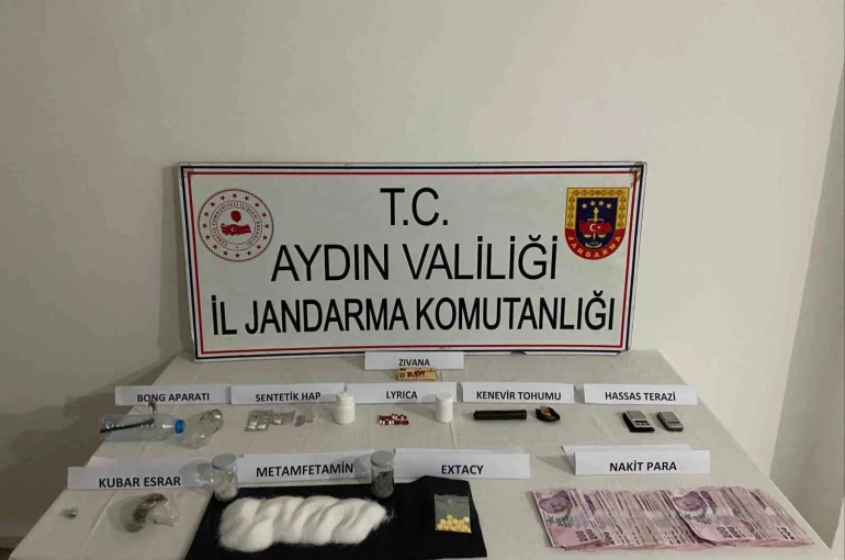 Germencik’te uyuşturucu baskını: 5 gözaltı 