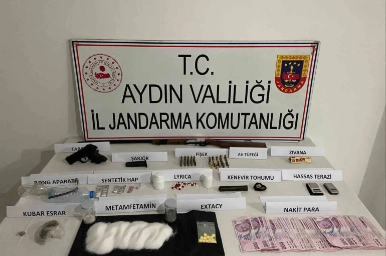 Germencik’te uyuşturucu operasyonu
