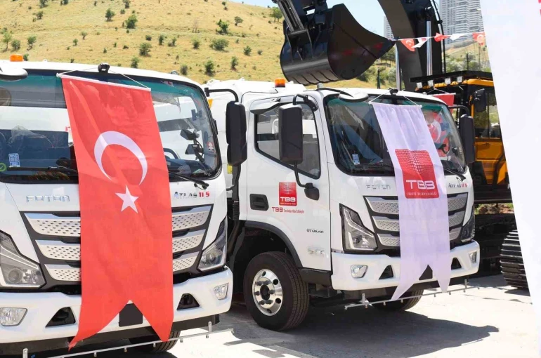 Giresun Belediyesi’nin araç filosu güçlendi