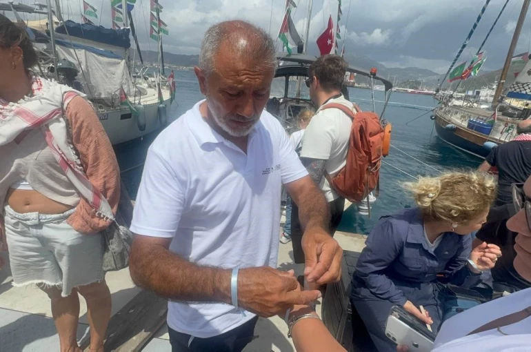 Global Sumud filosu Marmaris’ten Gazze’ye doğru yola çıktı