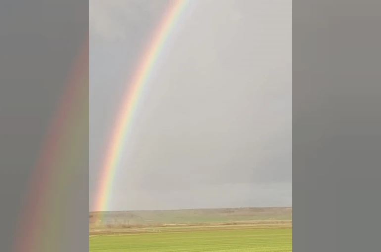 Gökkuşağı Hayrabolu semalarını süsledi 
