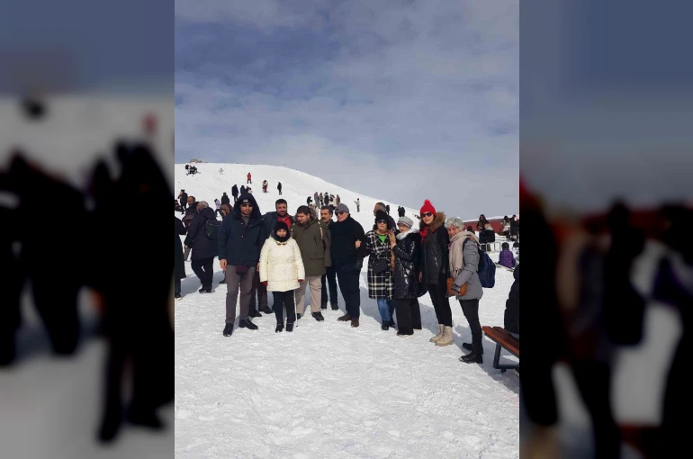 Görme engelliler Erciyes’te kaynaştı