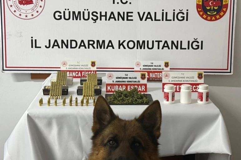 Gümüşhane’de uyuşturucu operasyonu