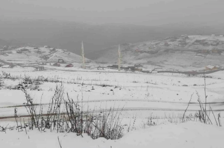 Gümüşhane’nin yüksek kesimleri beyaza büründü