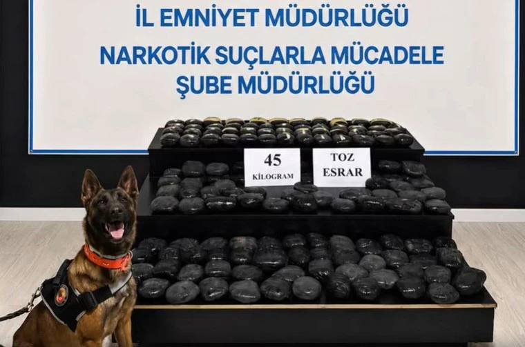 Hakkari’de aranan şahıs 45 kilo uyuşturucuyla yakalandı