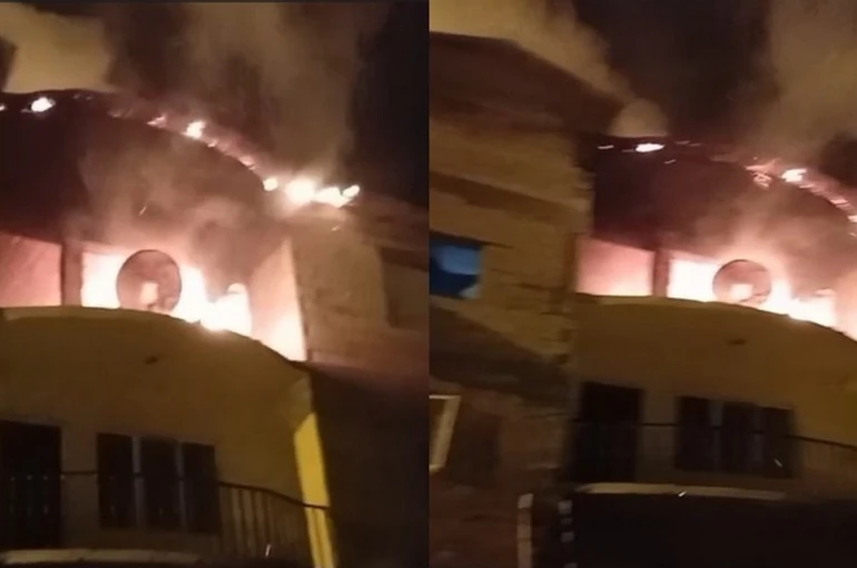Hakkari’de korkutan ev yangını