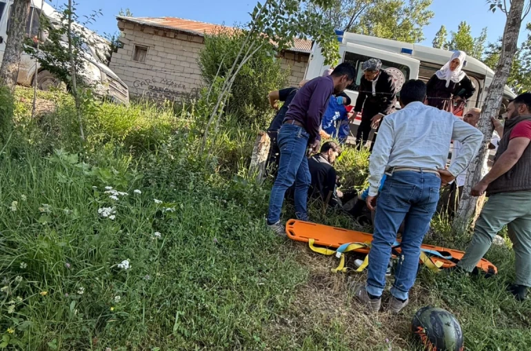 Hakkari’de motosiklet kazası: 1 yaralı