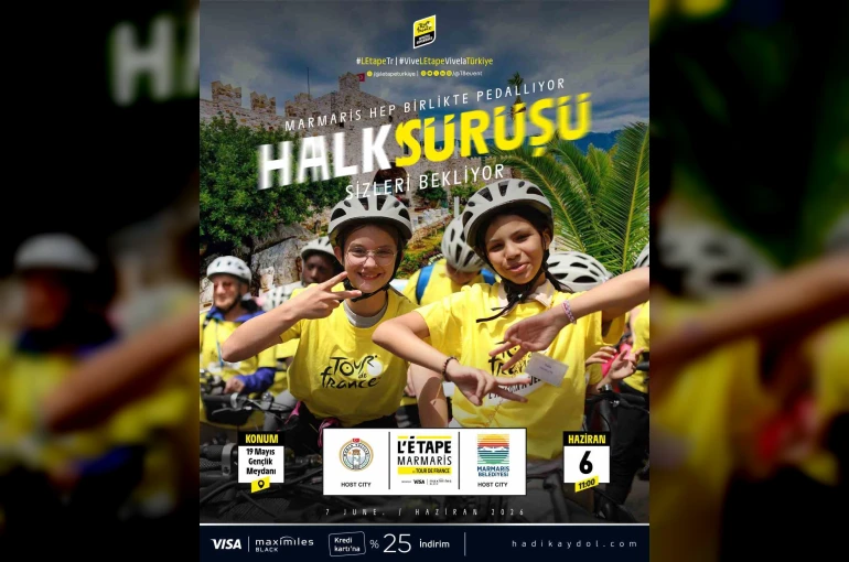Halk sürüşüyle Marmaris’te bisiklet yarışı heyecanı yaşanacak