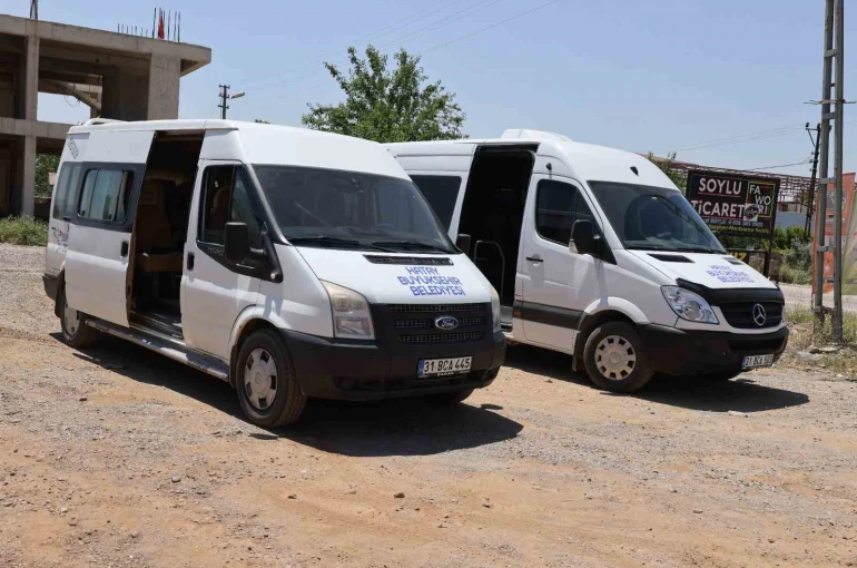 Hassa’da 25 mahalle toplu ulaşıma kavuştu