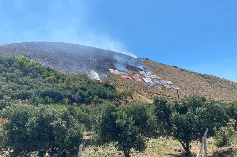 Hatay’da çıkan orman yangını büyümeden söndürüldü