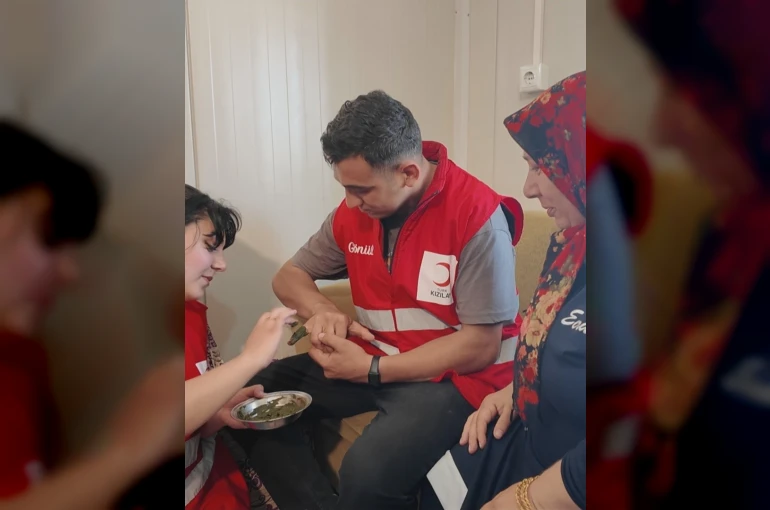 Hatay’da fiziksel engelli Bestami’nin asker olma hayali gerçek oldu