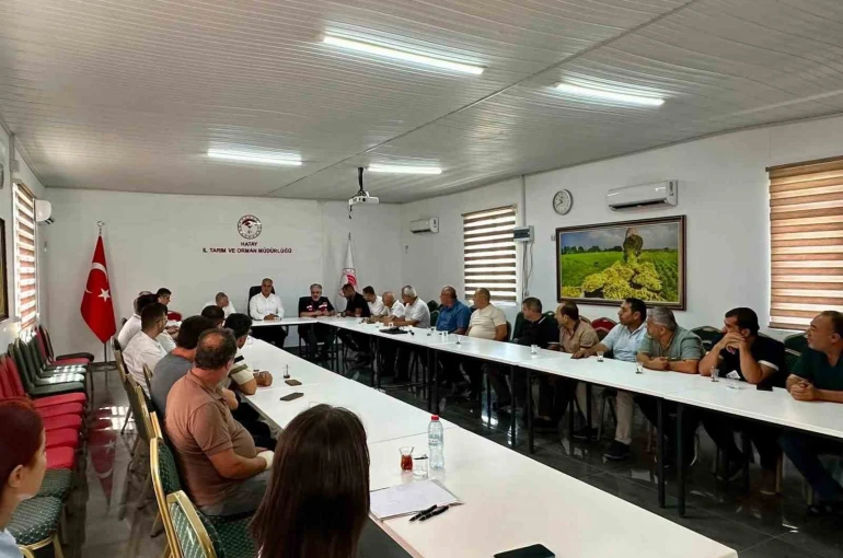 Hatay’da salça üreticileriyle sektörel değerlendirme toplantısı gerçekleştirildi 