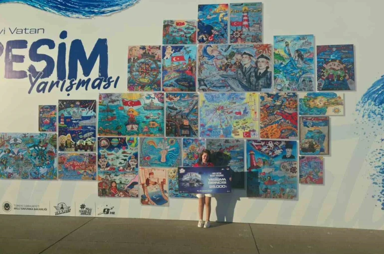 Hataylı minik ressam TEKNOFEST Mavi Vatan’da elde ettiği başarıyla gururlandırdı 