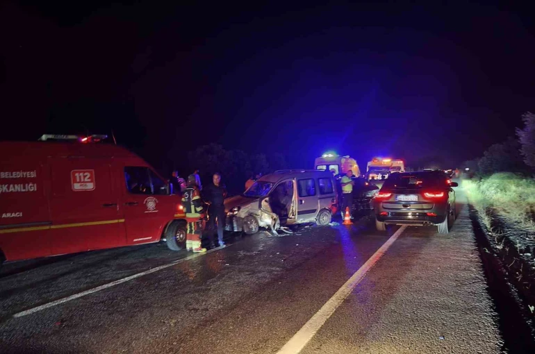 Havran-Balıkesir yolunda feci kaza