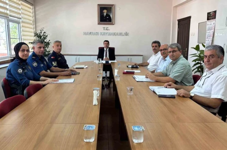 Havran’da çocukların eğitim güvenliği için toplantı yapıldı