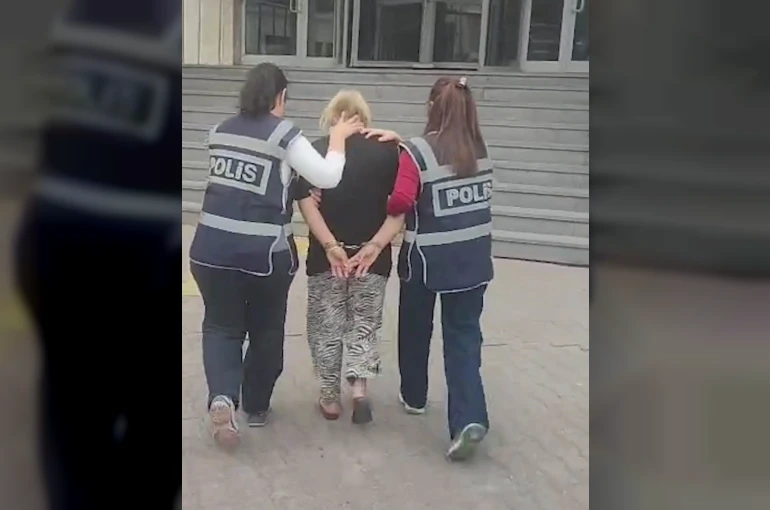 Hırsızlık suçundan 70 yıl cezası bulunan kadın polisten kaçamadı 