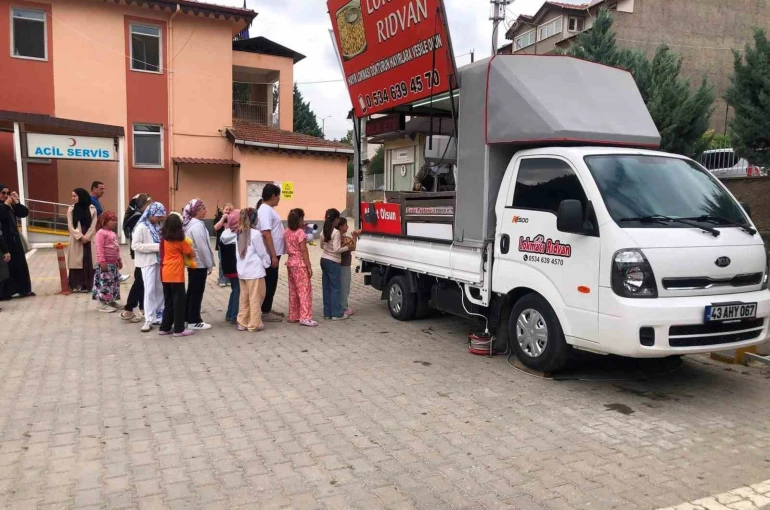 Hisarcık İlçe Hastanesi’nde geleneksel lokma hayrı