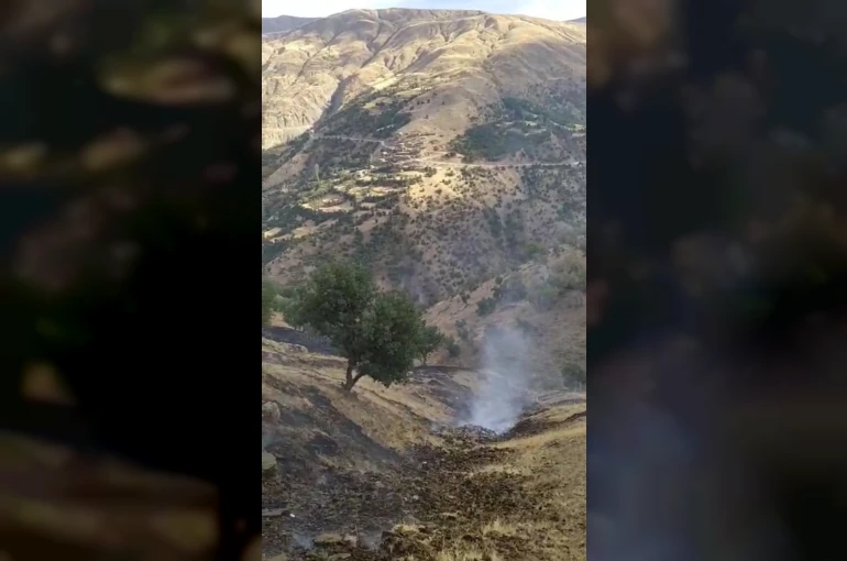 Hizan’da anız yangını