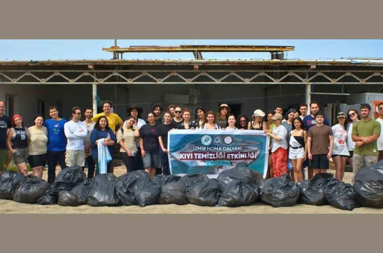 Homa Dalyanı’nda 2 ton atık temizlendi