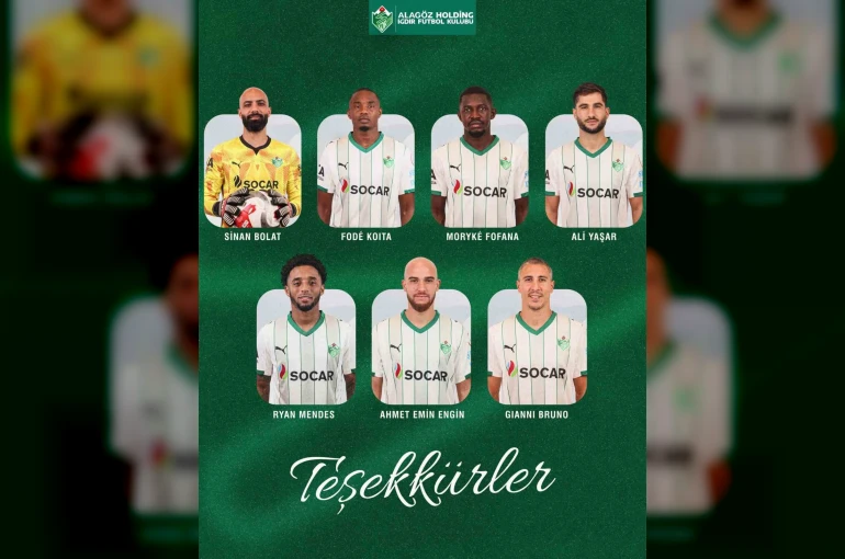 Iğdır FK’da 7 futbolcuyla yollar ayrıldı