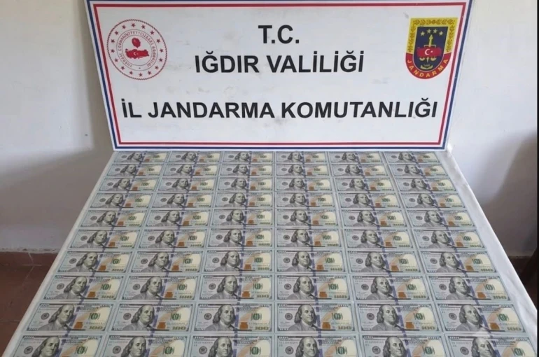Iğdır’da 10 bin dolar değerinde sahte banknot ele geçirildi