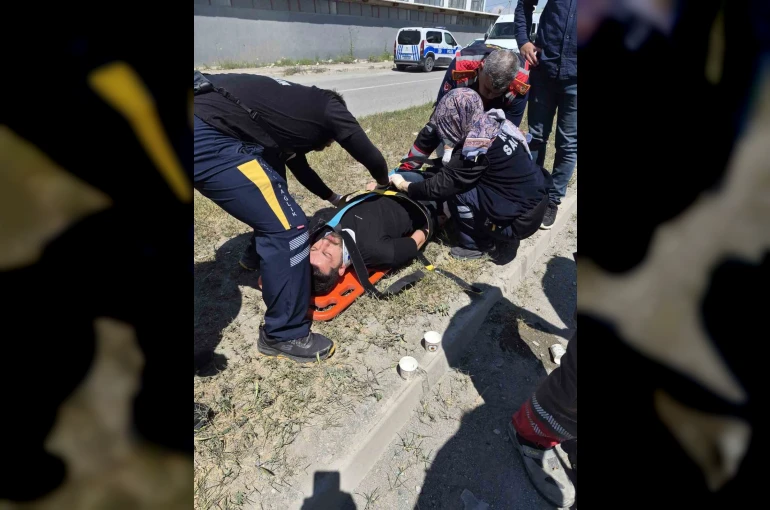 Iğdır’da otomobil takla attı: Sürücü yaralandı