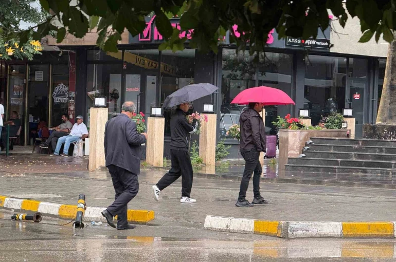 Iğdır’da sağanak yağış etkili oldu
