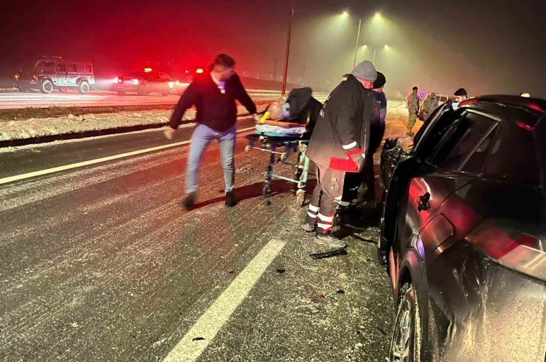 Iğdır’da trafik kazası: 1 yaralı
