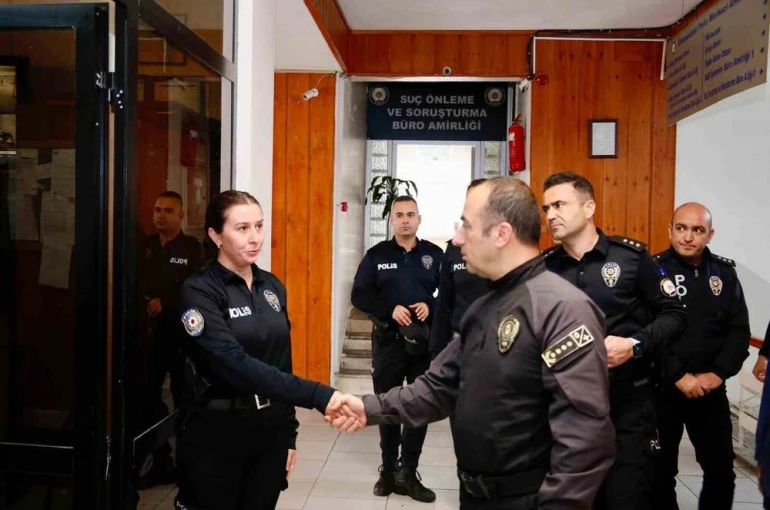İl Emniyet Müdürü Yılmaz’dan polis merkezi amirliklerine ziyaret