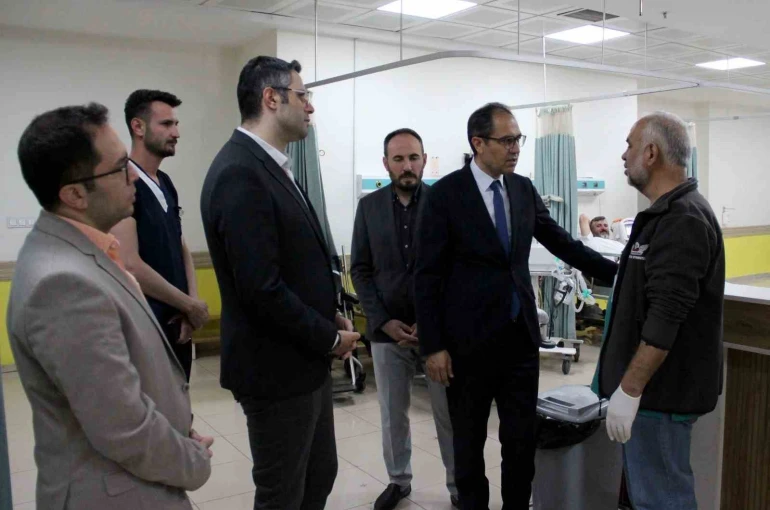 İl Sağlık Müdürü Erşan’dan Kayseri Devlet Hastanesi’nde inceleme