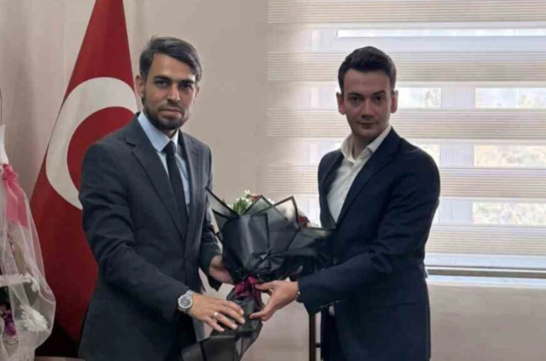 İlçe Müftüsü Aksoy, Kaymakam Aytürk’ü ziyaret etti