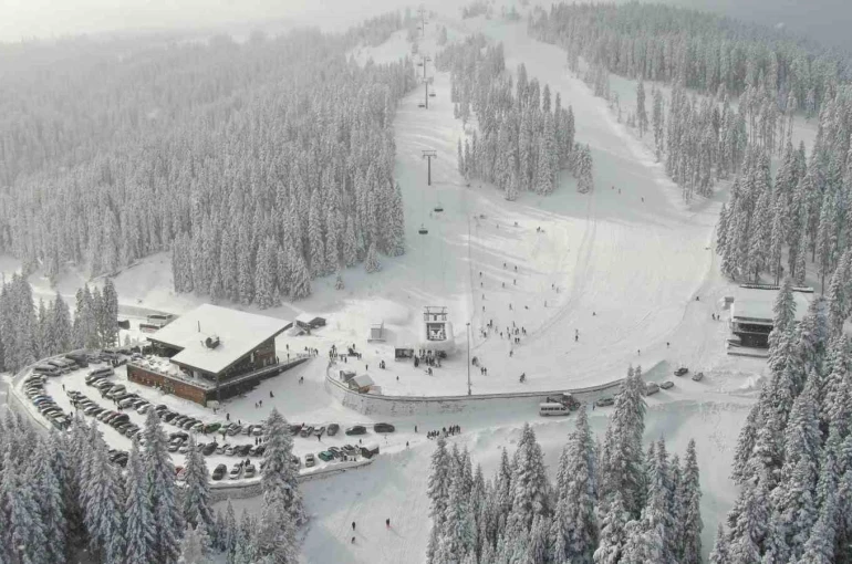 Ilgaz Dağı’nda yarıyıl tatili coşkusu