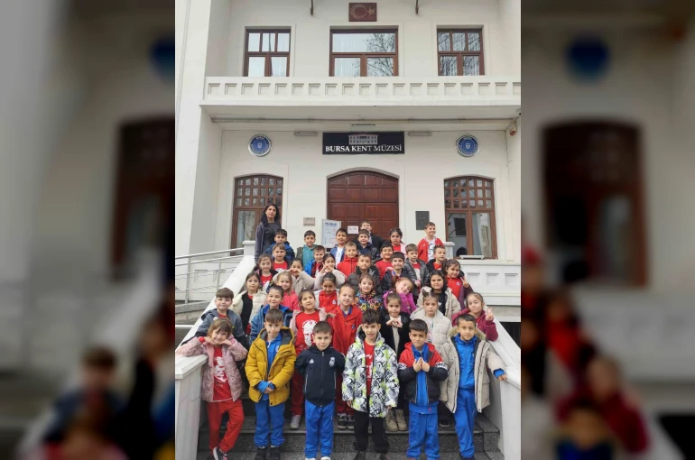 İlkokul öğrencileri, Kent Müzesi’nde tarihe yolculuk yaptı