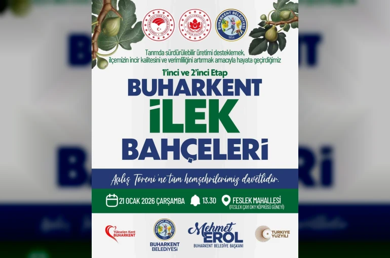 İncirde verim ve kalite için Buharkent’te örnek proje