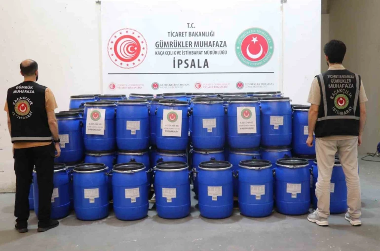 İpsala Gümrük Kapısı’nda 4 ton 321 kilo uyuşturucu ele geçirildi