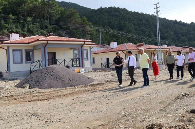 Işıklı Mahallesi’ndeki kırsal afet konutlarında sona gelindi