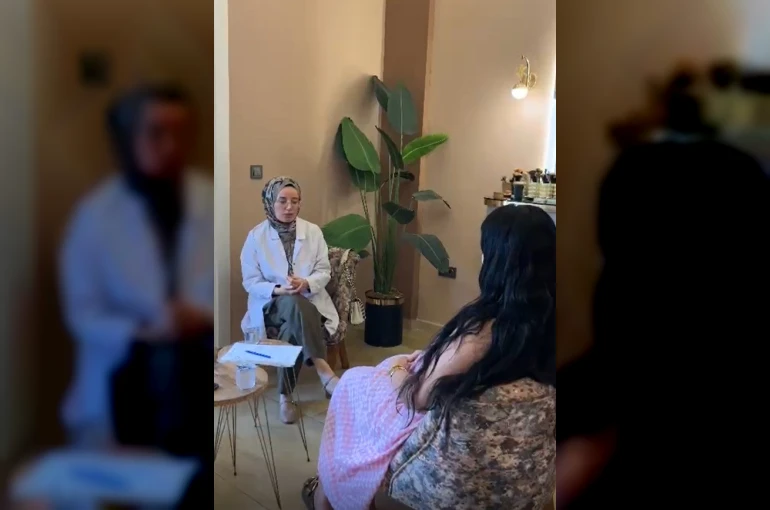 İskenderun İlçe Sağlık Müdürlüğü’nden anne adayına iş yerinde danışmanlık hizmeti
