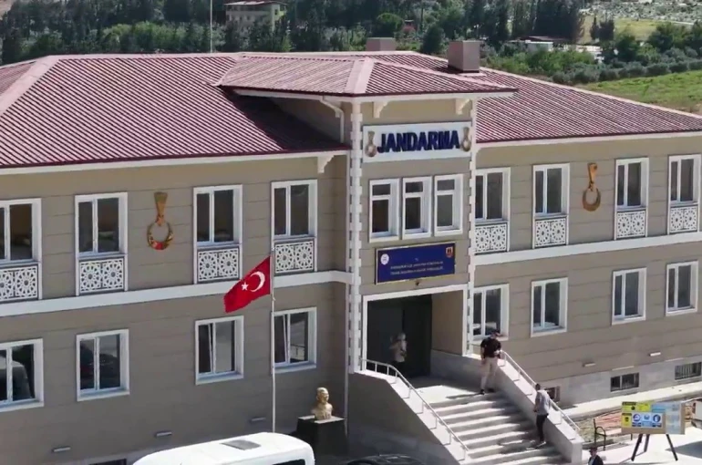 İskenderun’da Cebike jandarma karakolunun yapımında sona gelindi